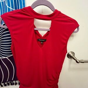 HeartSoul Red Sleeveless Top